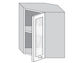 1.60.3у Шкаф настенный (h=720) угловой на 600мм со стекл. дверцей в Карпинске - karpinsk.магазин96.com | фото
