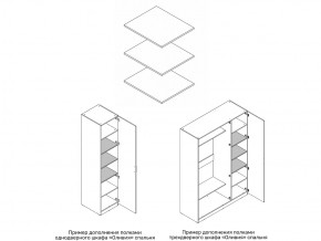 Комплект полок шкафа 1 дверного или 3 дверного в Карпинске - karpinsk.магазин96.com | фото