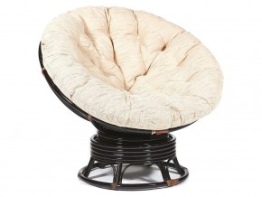 Кресло-качалка Papasan w 23/01 B с подушкой Antique brown, ткань Старт в Карпинске - karpinsk.магазин96.com | фото