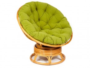 Кресло-качалка Papasan w 23/01 B с подушкой Honey, флок Олива в Карпинске - karpinsk.магазин96.com | фото