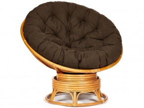 Кресло-качалка Papasan w 23/01 B с подушкой Honey, ткань Коричневый в Карпинске - karpinsk.магазин96.com | фото