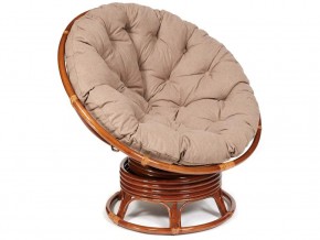 Кресло-качалка Papasan w 23/01 B с подушкой Pecan, экошерсть Коричневый в Карпинске - karpinsk.магазин96.com | фото