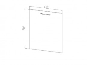 П 60 Комплект для посудомоечной машины 600 мм (цоколь + фасад) ЛДСП в Карпинске - karpinsk.магазин96.com | фото