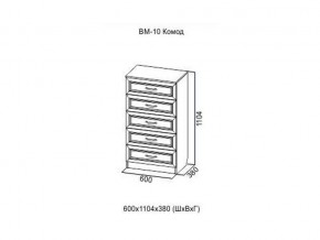 ВМ-10 Комод в Карпинске - karpinsk.магазин96.com | фото
